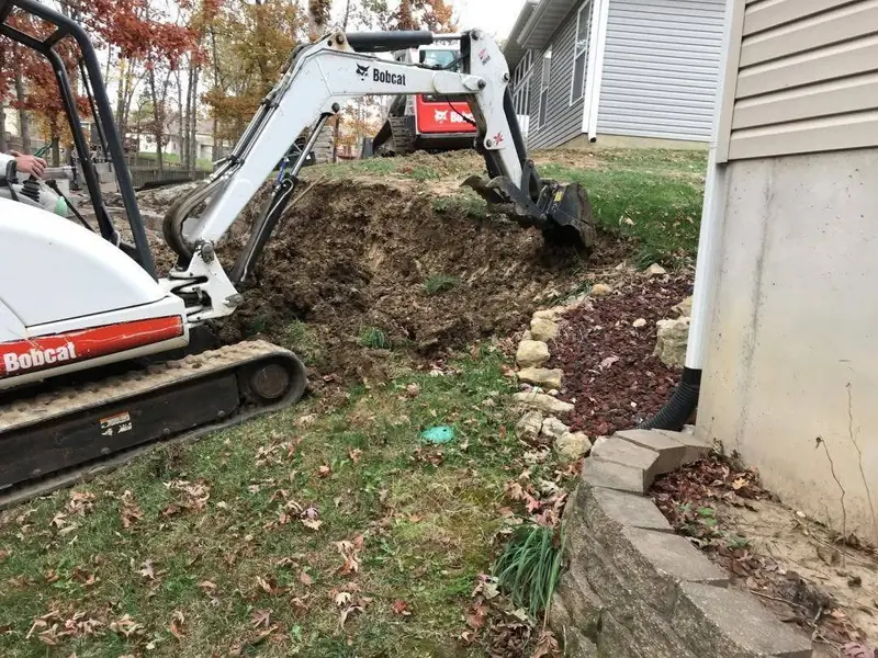 Excavating and digging with skid steers near Rolla, MO